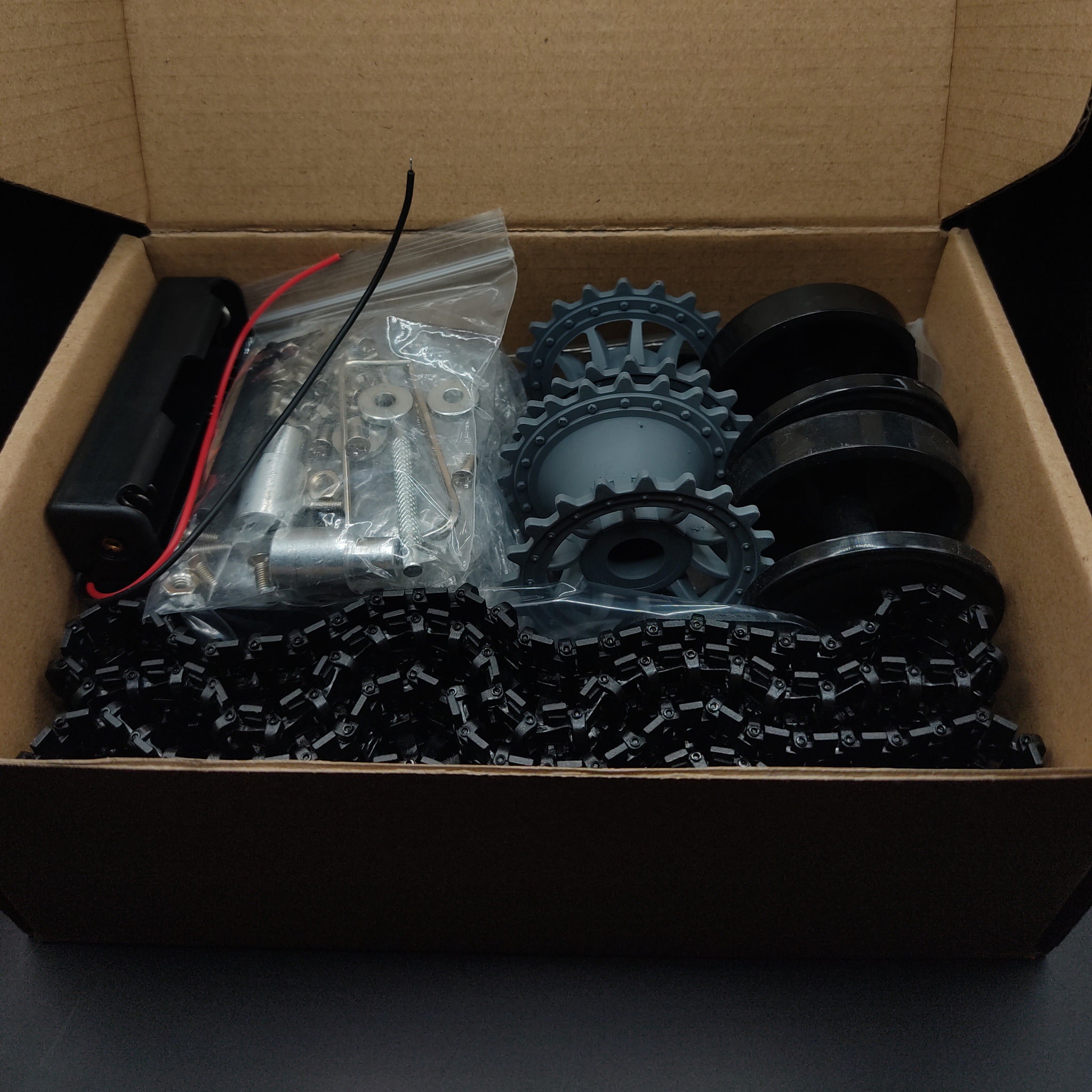 DFRobot ROB0153: Black Gladiator Tracked Robot Chassis