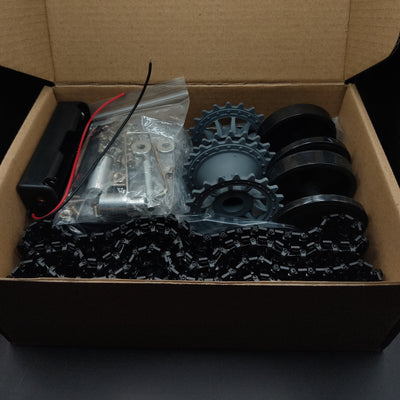 DFRobot ROB0153: Black Gladiator Tracked Robot Chassis