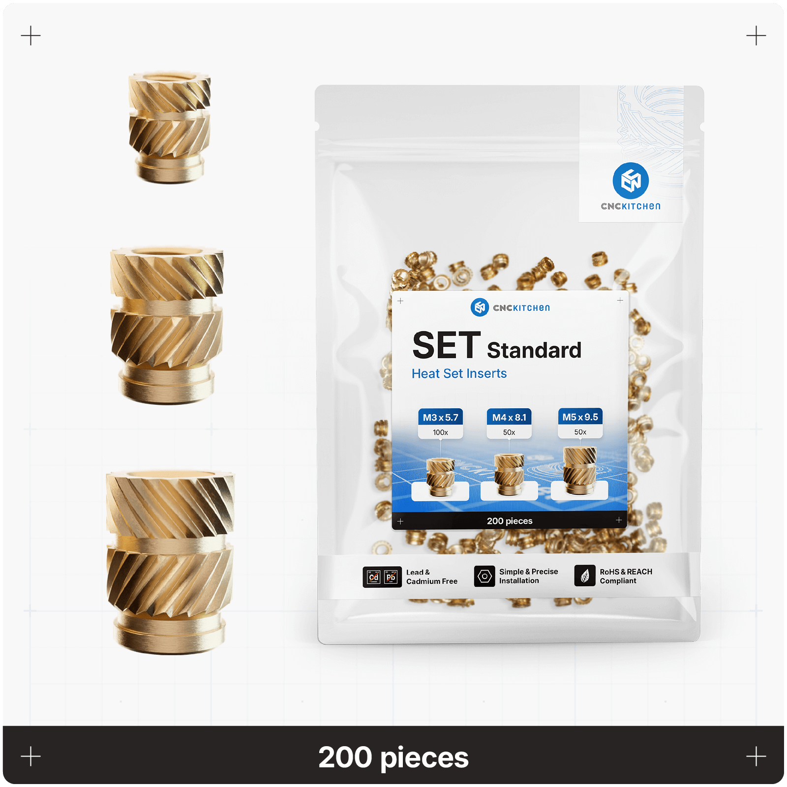 CNCKitchen - Inserts Standard SET