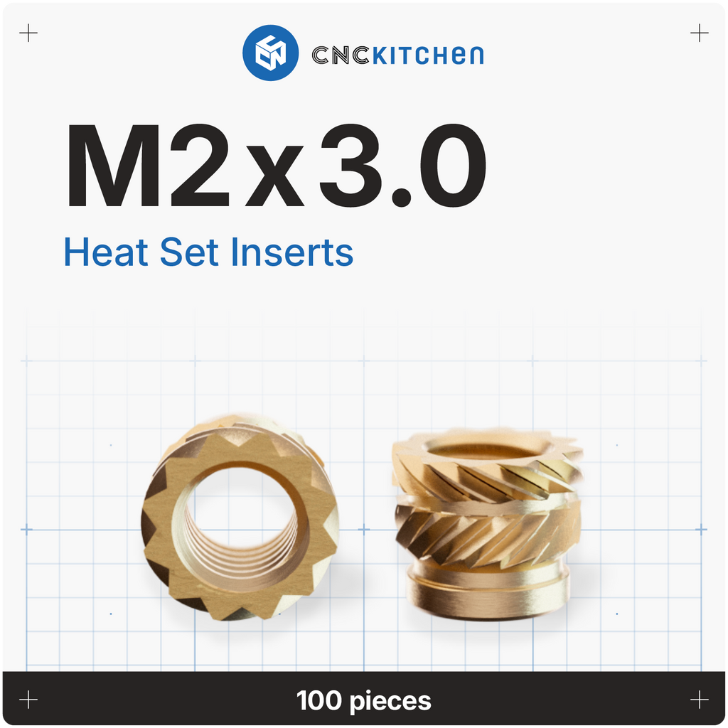 CNCKitchen - M2x3.0 Inserts