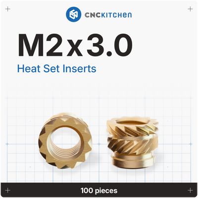 CNCKitchen - M2x3.0 Inserts