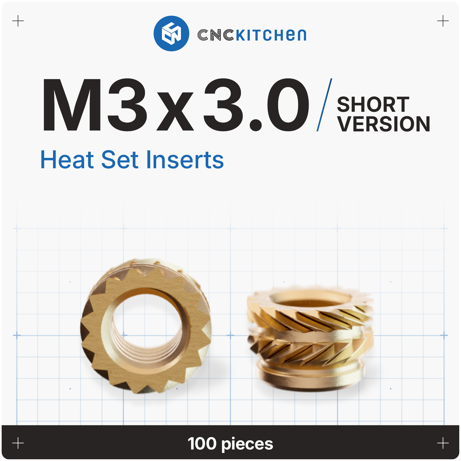 CNCKitchen M3x3.0mm Insert