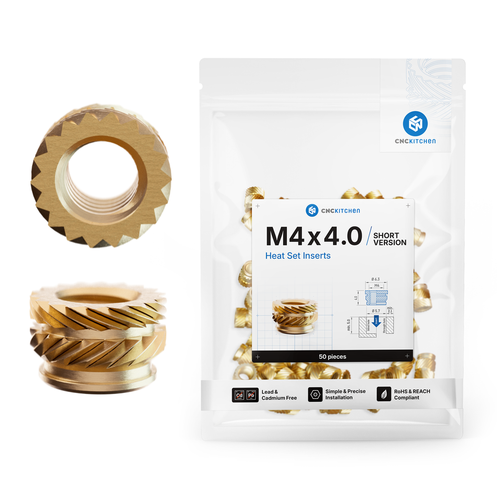CNCKitchen - M4x4 Inserts