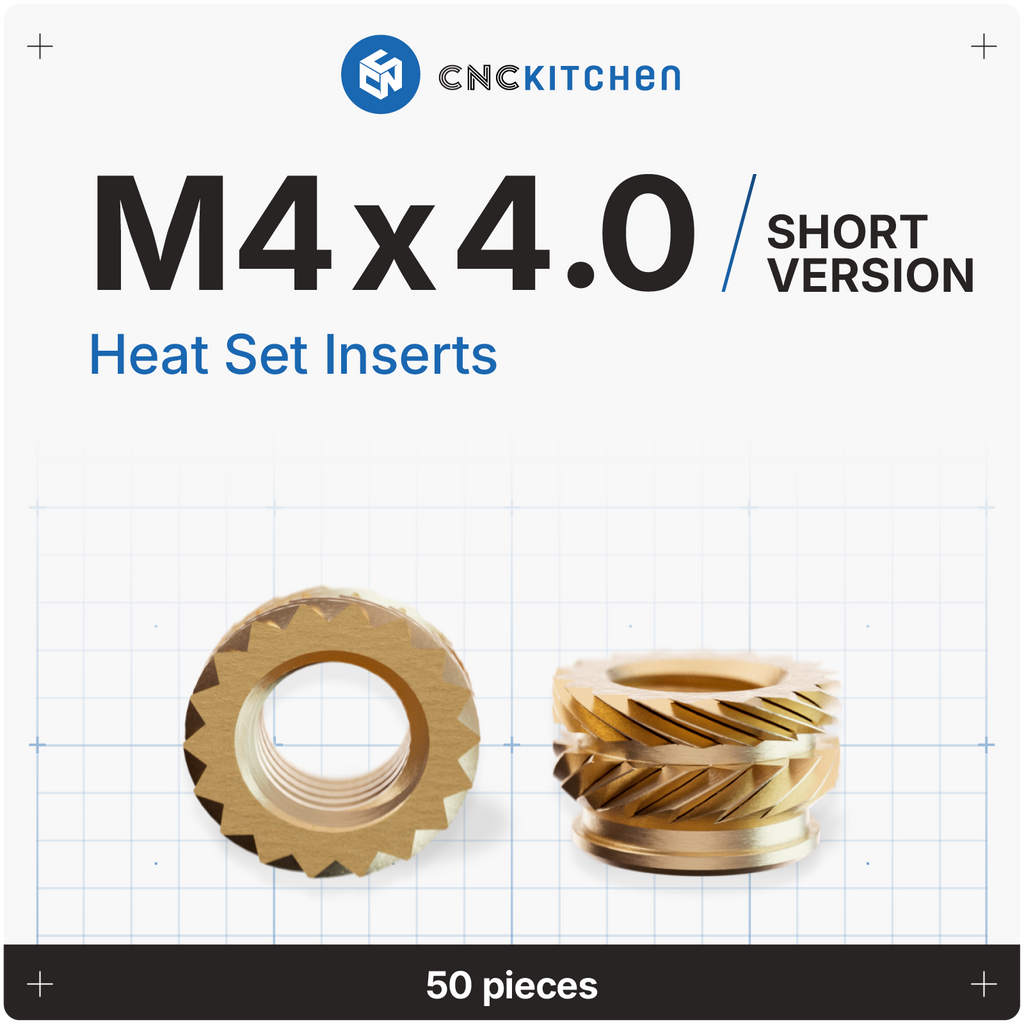CNCKitchen - M4x4 Inserts