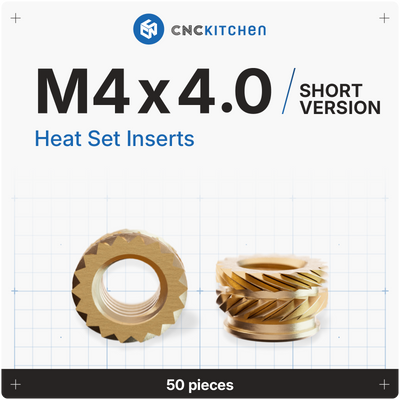 CNCKitchen - M4x4 Inserts