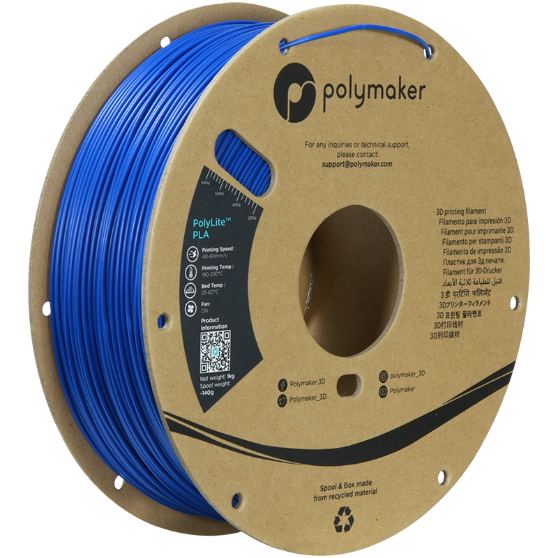 Polymaker PolyLite™ PLA – Blue (1.75 mm, 1 kg)
