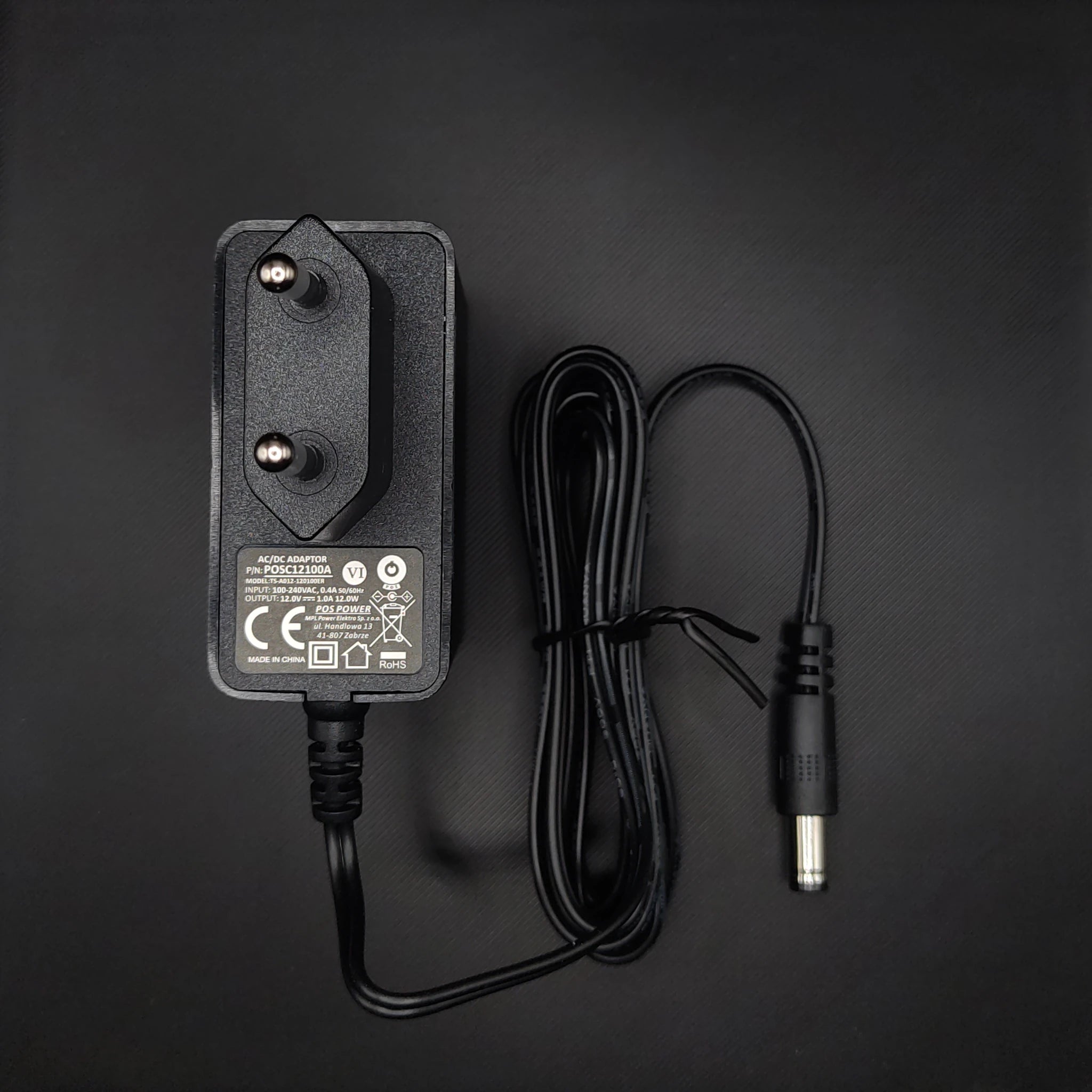 Power Supply 12V 1A DC Barrel Jack