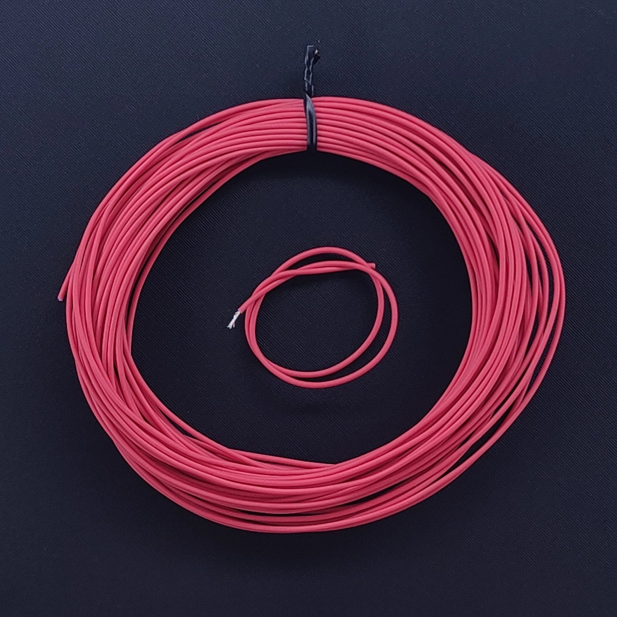 Wire 1×0.14 mm², red